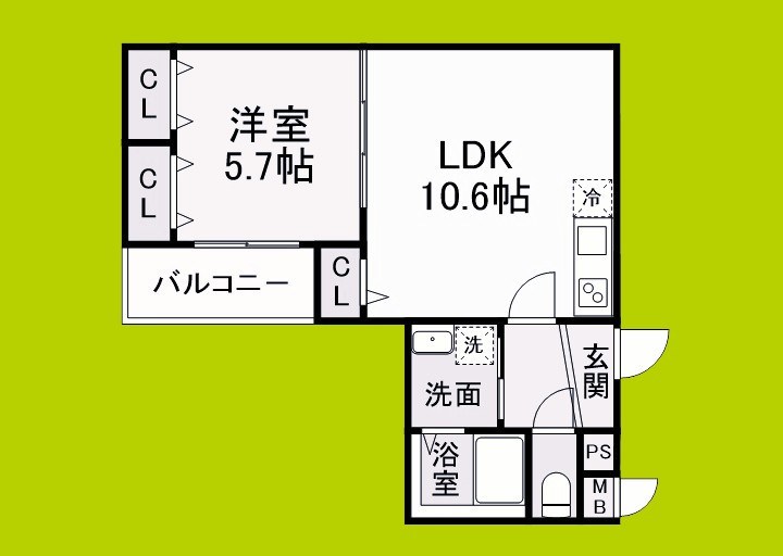 グランシールⅢ番館 間取り図