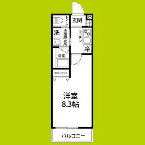 Feliz Court日根野 間取り図