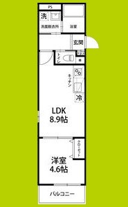 Feliz Court日根野 間取り図