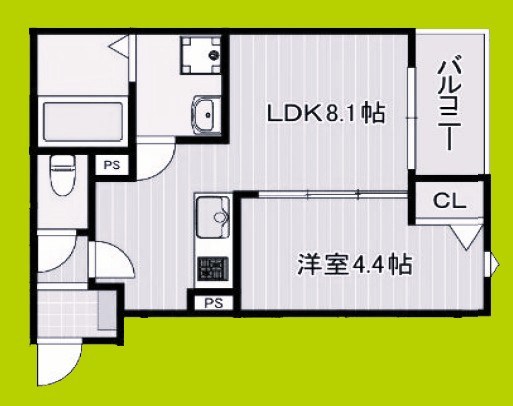 kit石橋阪大前 間取り