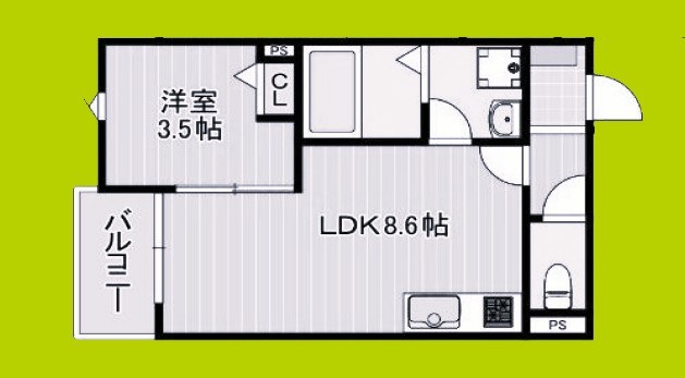 kit石橋阪大前 間取り