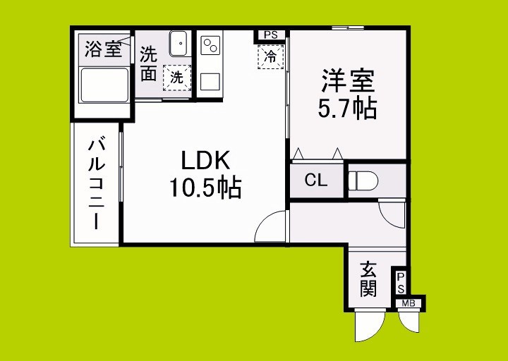 グランシールⅢ番館 間取り図