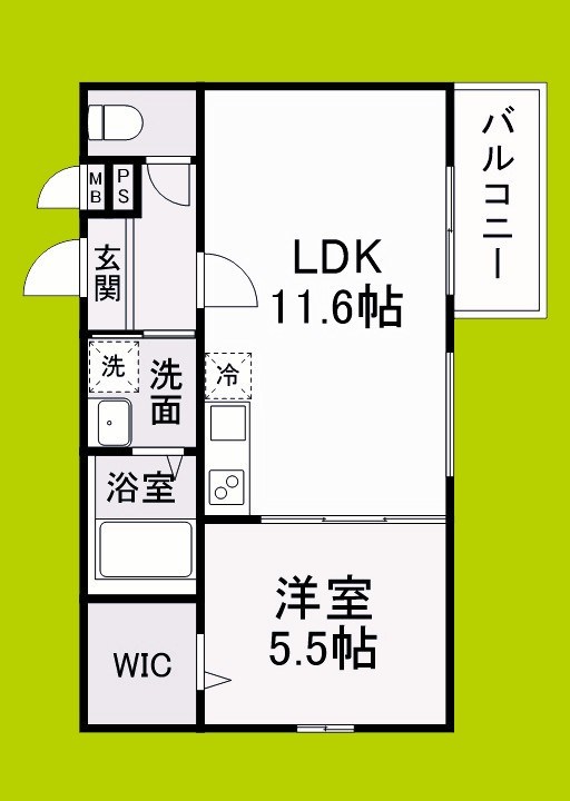 グランシールⅢ番館 間取り図