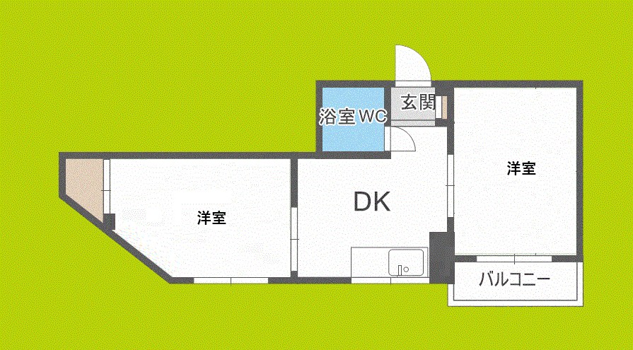 阿倍野阪南マンション 間取り