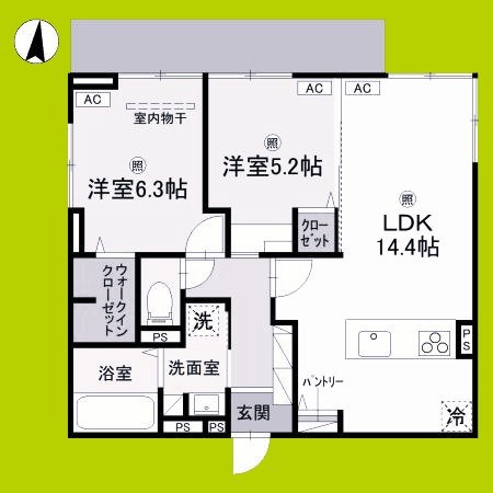 D-ROOM中小阪 間取り