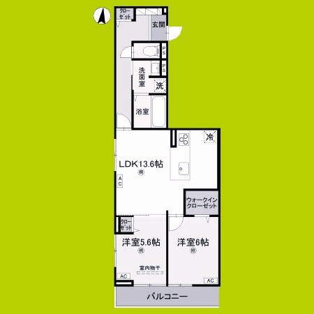 D-ROOM中小阪 間取り