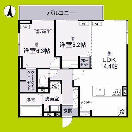 D-ROOM中小阪 間取り
