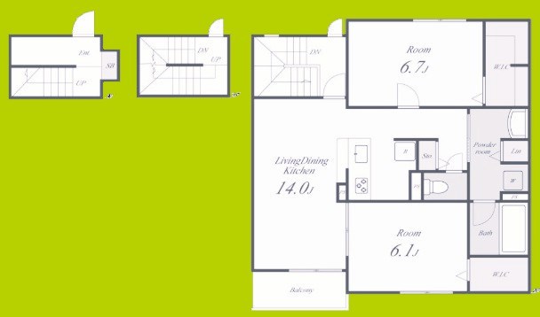 仮称)寅林様マンション 間取り
