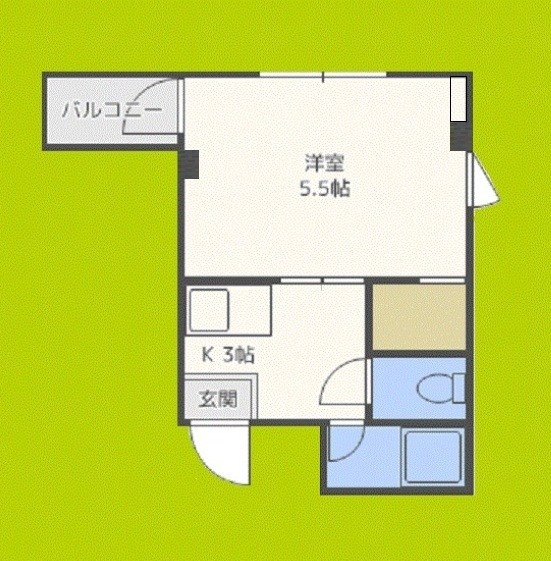 フレール西田辺 間取り