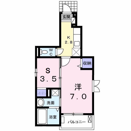 サンライズ　統山 間取り