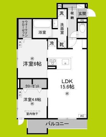 (仮称)D-ROOM八尾市東本町3丁目 間取り