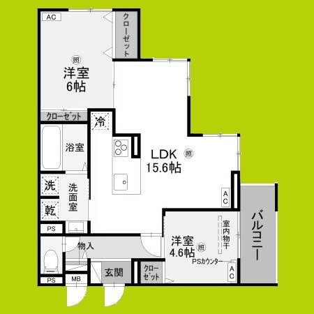 (仮称)D-ROOM八尾市東本町3丁目 間取り