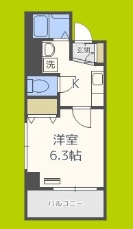 みおつくし東なんば 間取り