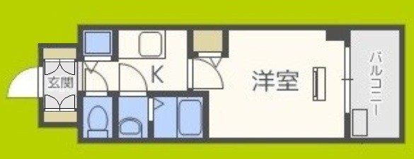 プレサンス難波ヴィータ  間取り
