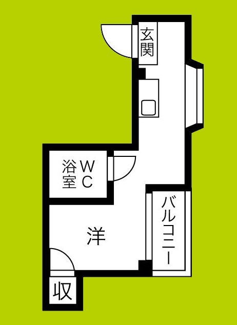 エホール東田辺 間取り