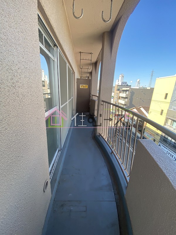 杉本町グランドハイツ ベランダ
