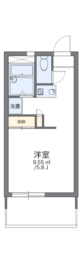 レオパレスＴＳＵＫＩＪＩ 間取り