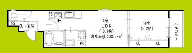 ピレーネ一津屋 間取り