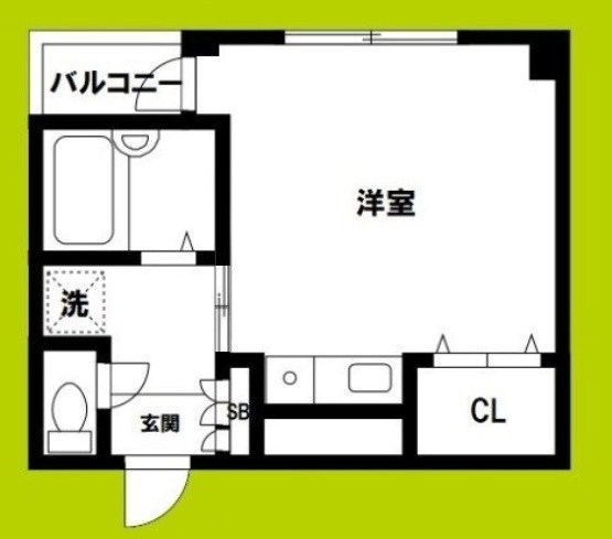 コーポ三原Ⅱ 間取り