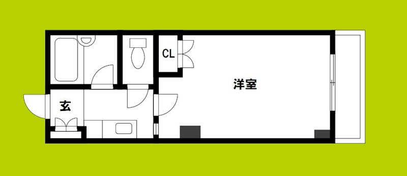 アベニュー西住之江 間取り
