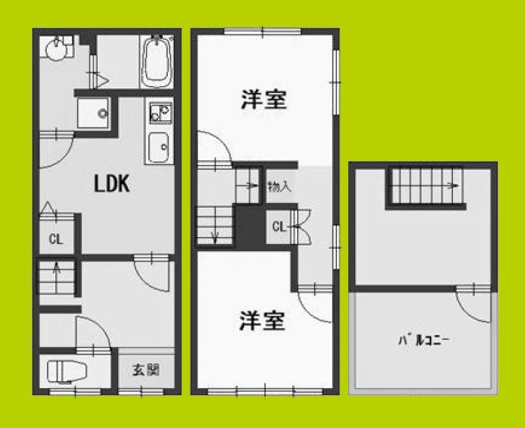 春日出中re116 間取り