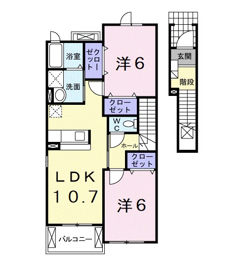 プレアデス　Ⅱ 間取り