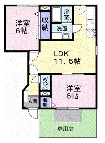 ＮＧＴ－２１&rsquo;ＦＵＫＵＤＡ 間取り