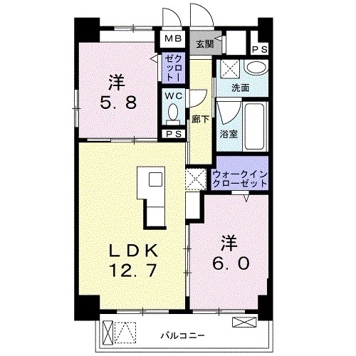 ミルト熊野 間取り