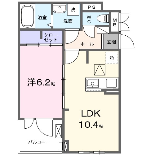 大日町３丁目アパート 間取り