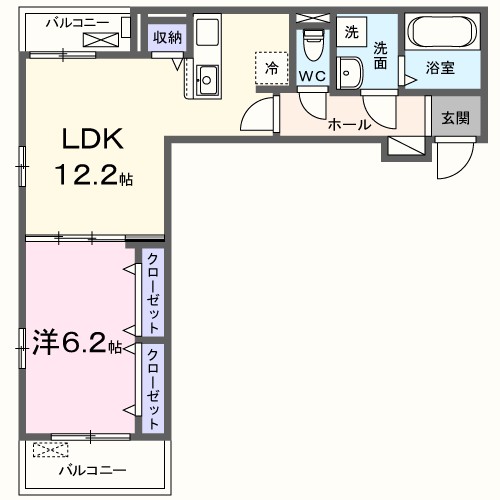 大日町３丁目アパート 間取り