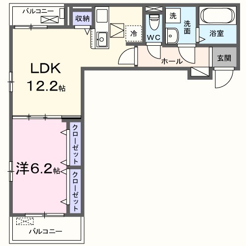 大日町３丁目アパート 間取り
