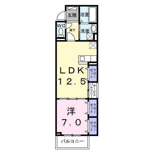 ウィズ　バディーズ 間取り