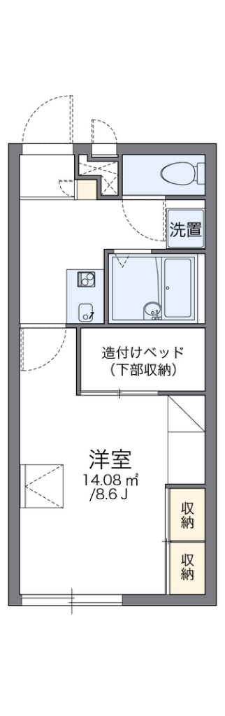 レオパレスフォレストⅡ 間取り