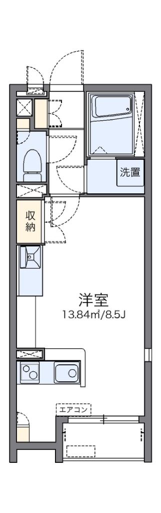 レオネクストＮＡＫＡＪＩＭＡ 間取り