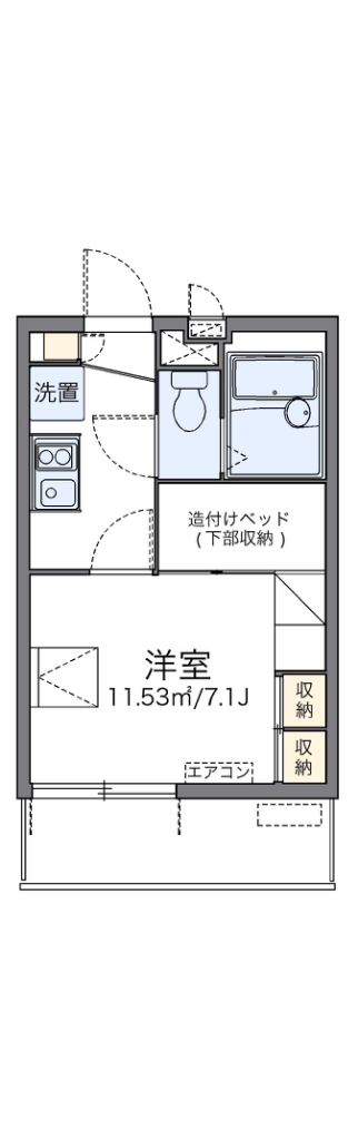 レオパレス本田ハイツ 間取り