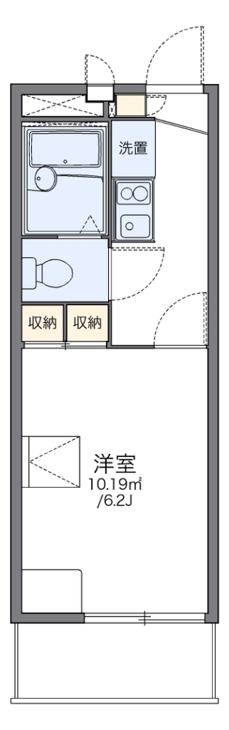 レオパレスアルモニⅡ 間取り
