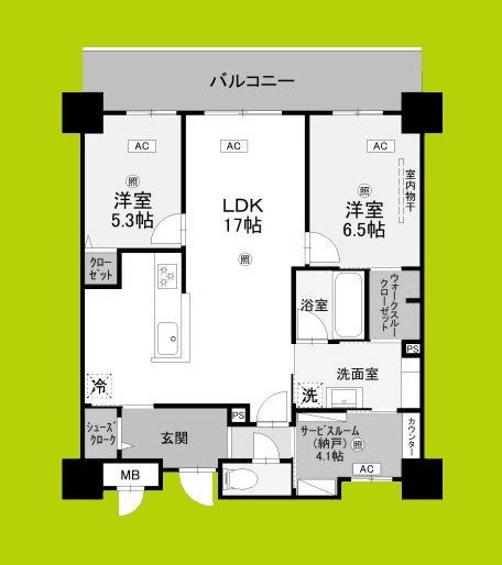 グラントリアノン緑地公園 間取り