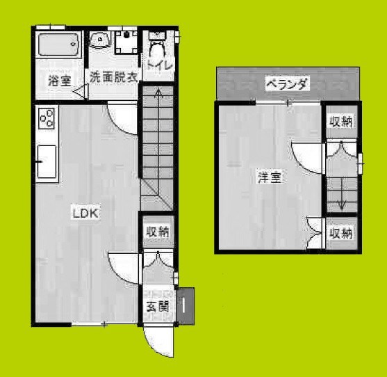 小西貸家 間取り