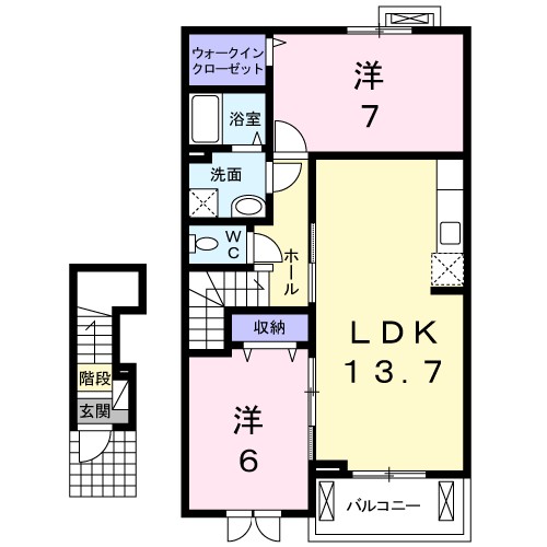 フォンテーヌ２番館 間取り