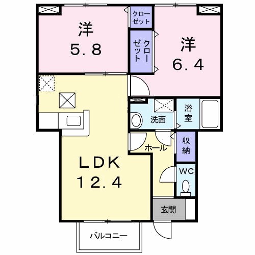 アルカザーレふじ 間取り