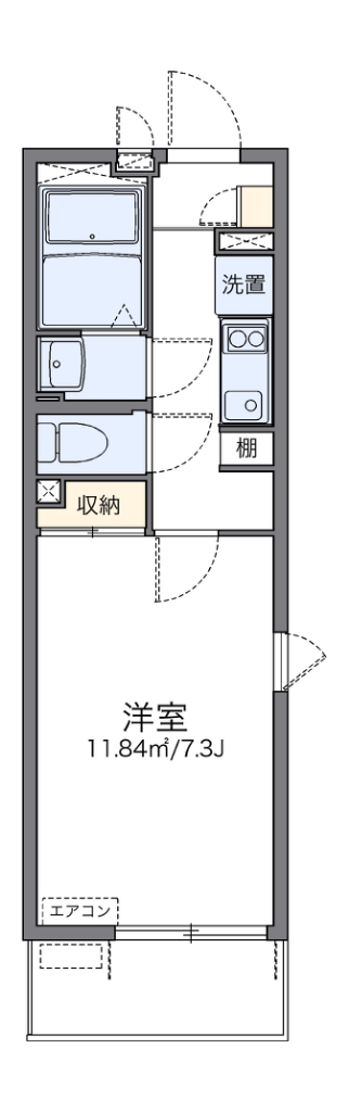 レオネクスト江坂ハイツ 間取り