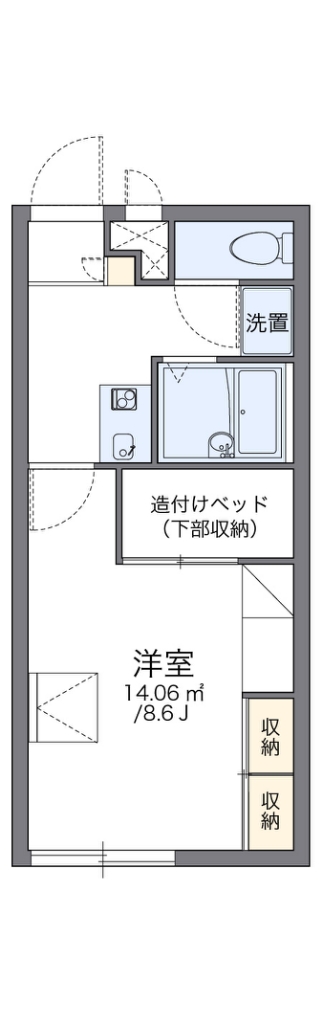 レオパレスストレリチア 間取り