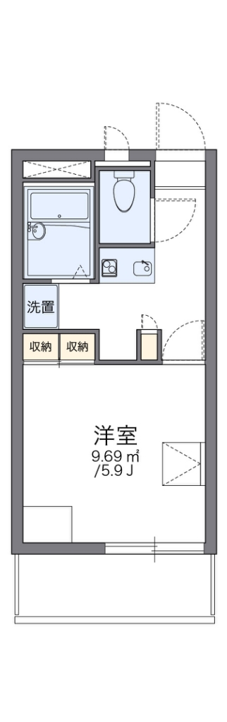 レオパレスリソナ 間取り