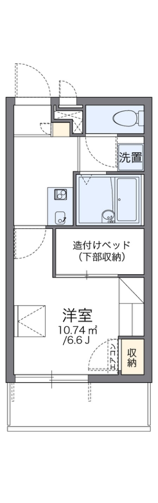 レオパレスベルローズ 間取り