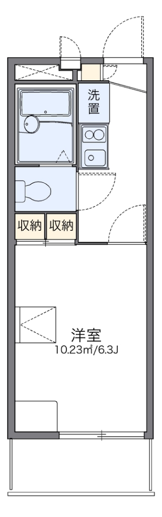 レオパレスドミール 間取り