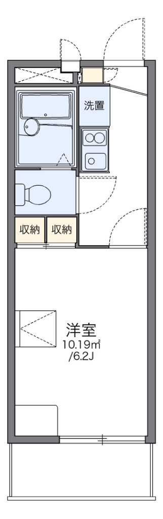 レオパレスアルカディ 間取り