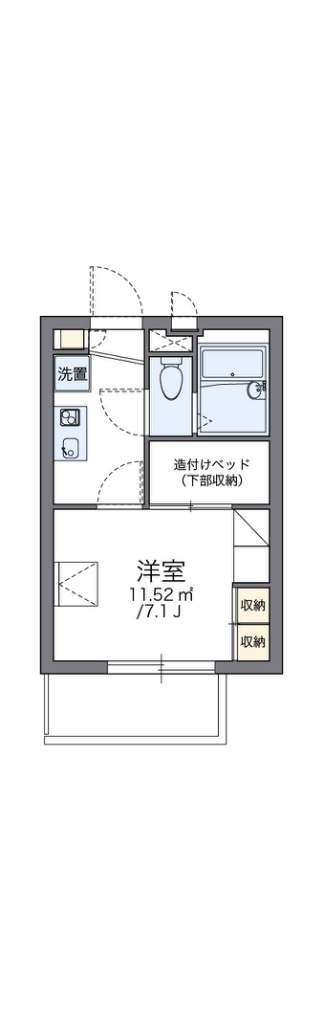 レオパレス天満 間取り