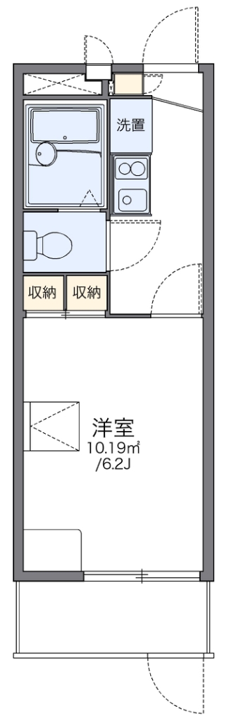 レオパレスアルカディ 間取り