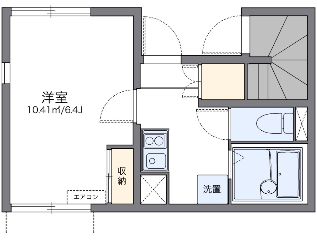 レオネクストＨＯＲＩⅡ 間取り
