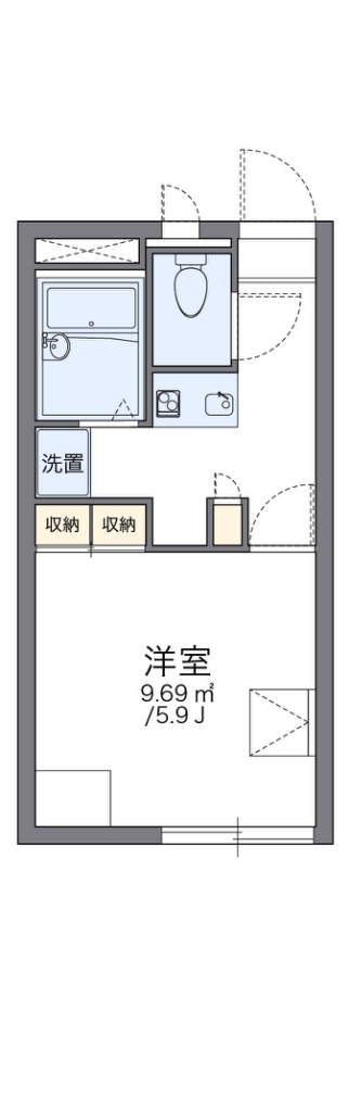 レオパレスｃｈｕＴＴｉ 間取り